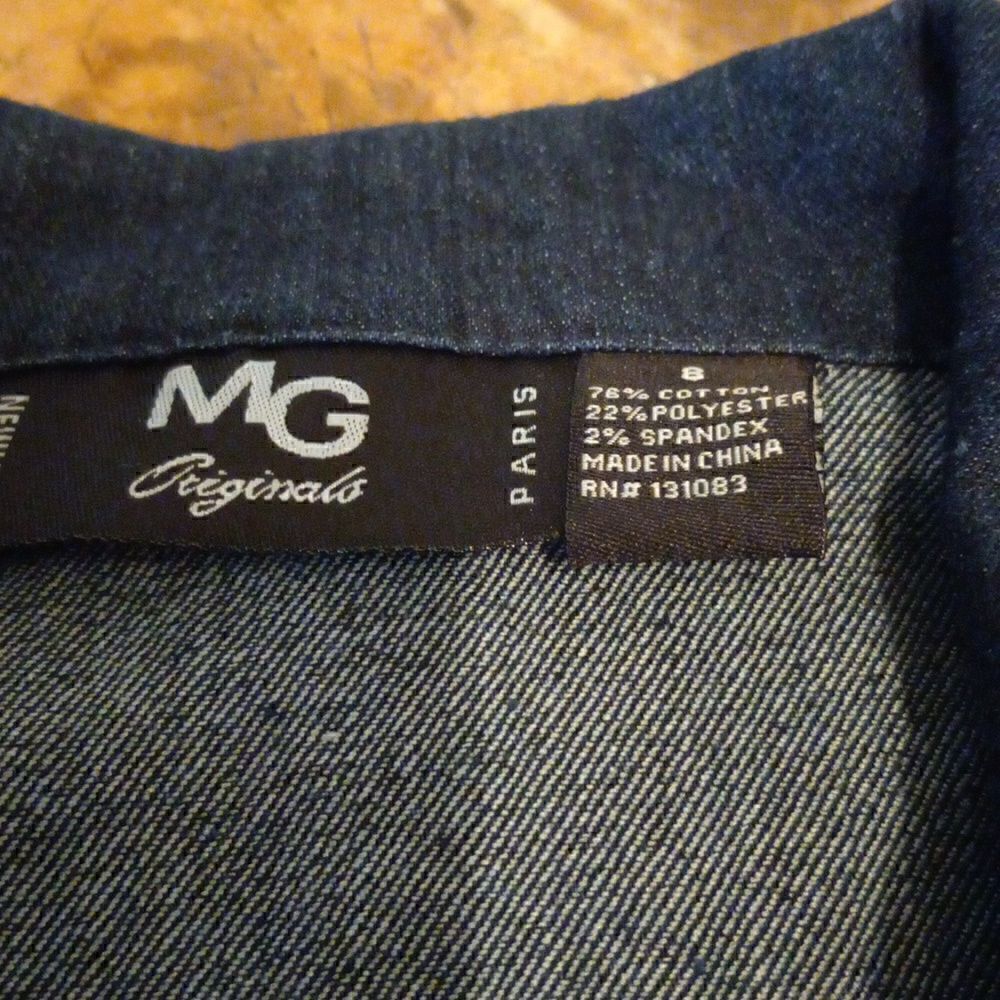 Denim Double Breasted Jacket   - Picture 3 of 7